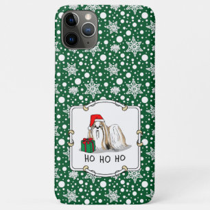 Case-Mate iPhone Case Noël Santa Hat Chih Tzu (blanc tan) Chien mignonne