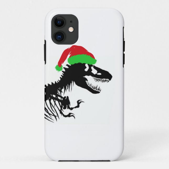 Coques Case-Mate iPhone Noël T-Rex (Dos)