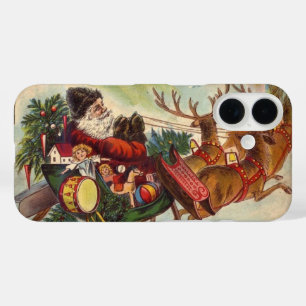 Coque Pour iPhone 16 Noël Vintage, La Nuit Avant Noël