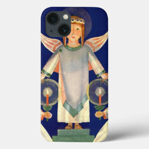 iPhone 13 Coque Noël Vintage, Père Noël scandinave Lucia Angels