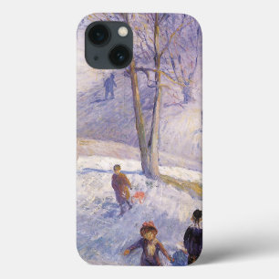 iPhone 13 Case Noël vintage, traîneau, Central Park Glackens
