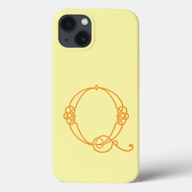 Coques Case-Mate iPhone Noeud celtique Q personnalisé (Verso)