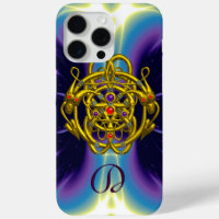 NOEUDS CELTIQUES D'OR AVEC DRAGONS DOUCES