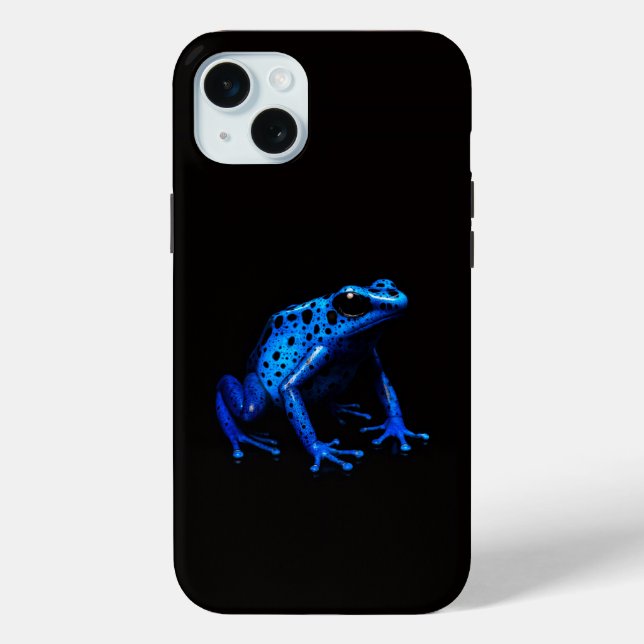 Coques Case-Mate iPhone Noir 4 Luxe, grenouille tropicale électrique (Verso)