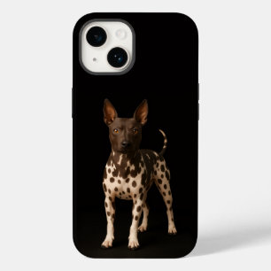 Coque Pour iPhone 14 Noir 4 Luxe iPhone 14 Mate, Terrier sans poils