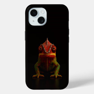 Coque Pour iPhone 15 Noir 4 Luxe iPhone 15 Mate, Caméléon Panther