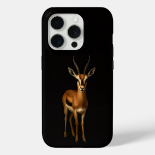 Coque iPhone 15 Pro Noir 4 Luxe iPhone 15 Pro Mate Élégante Gazella
