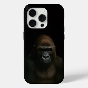 Coque iPhone 15 Pro Noir 4 Luxe iPhone 15 Pro Mate Gorille, Gorilla