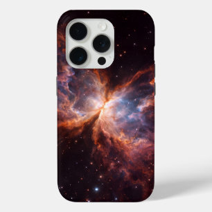 Coque iPhone 15 Pro Noir 4 Luxe iPhone 15 Pro Mate Nébuleuse du Papill