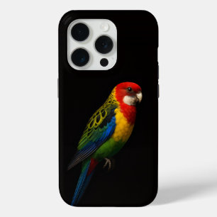 Coque iPhone 15 Pro Noir 4 Luxe iPhone 15 Pro Mate, Rosella orientale
