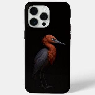 Coque iPhone 15 Pro Max Noir 4 Luxe iPhone 15 Pro Max, Aigrette roussâtre