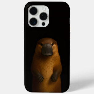 Coque iPhone 15 Pro Max Noir 4 Luxe iPhone 15 Pro Max, Élégant Ornithorynq