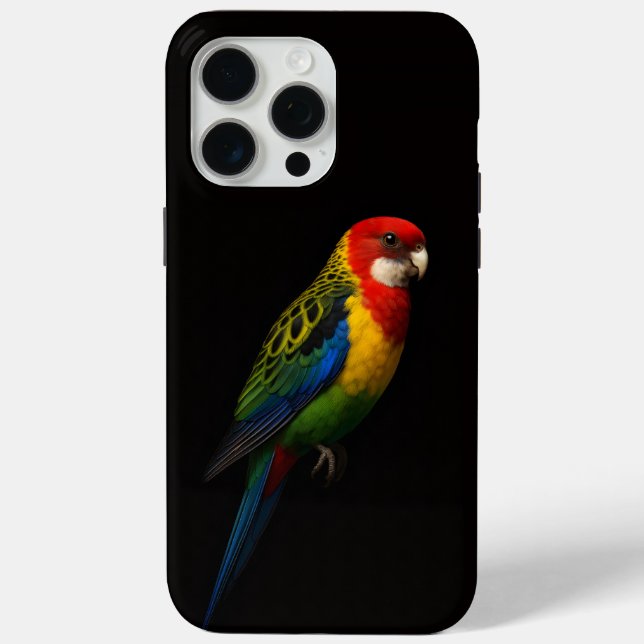 Coques Case-Mate iPhone Noir 4 Luxe iPhone 15 Pro Max, Rosella orientale (Verso)