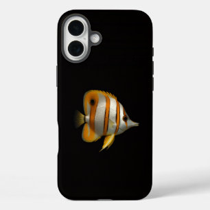 Coques iPhone 16 Plus Noir 4 Luxe iPhone 16 Plus, Poisson-papillon de ré