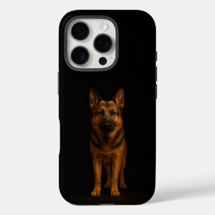Coques iPhone 16 Pro Noir 4 Luxe iPhone 16 Pro, Berger Allemand