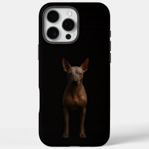 Coques iPhone 16 Pro Max Noir 4 Luxe iPhone 16 Pro Max, Chien Pila d'Argent