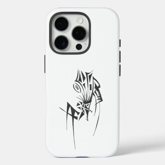 Coques Case-Mate iPhone Noir Abstrait  tatouage tribal (Verso)