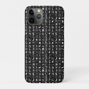Case-Mate iPhone Case Noir avec Hiéroglyphes blancs
