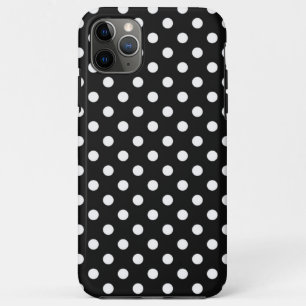 Case-Mate iPhone Case Noir avec points blancs