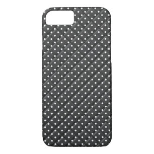 Coque Case-Mate Pour iPhone noir avec pois blanc design