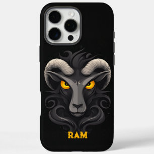 Coques iPhone 16 Pro Max Noir bélier