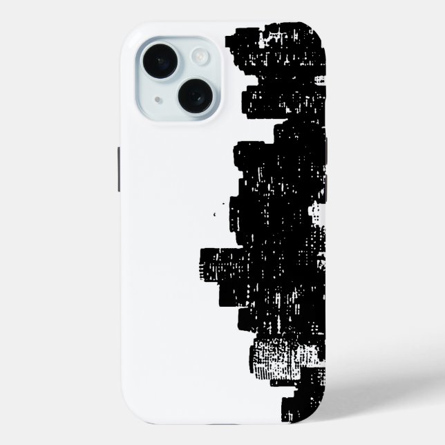 Coques Case-Mate iPhone Noir blanc New York (Verso)