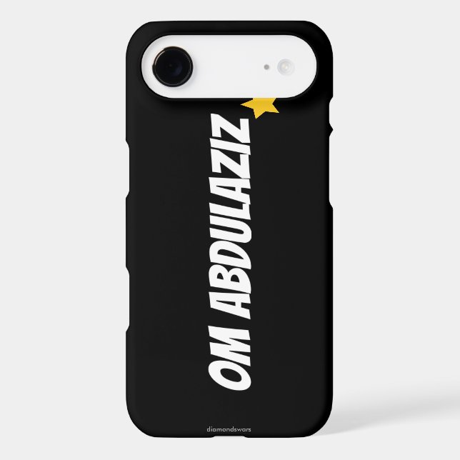 Coques Case-Mate iPhone noir de noms (Verso)