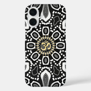 Coque Pour iPhone 16 Noir de tribal+Caisse blanche de la galaxie S3 de