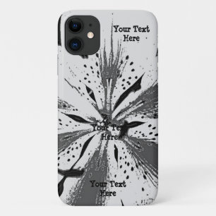 Case-Mate iPhone Case noir et blanc éclaboussures style street art abstr