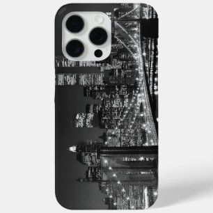 Coque iPhone 15 Pro Max Noir et blanc New York City