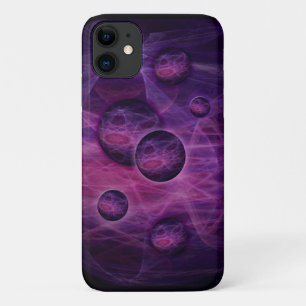 Coque Case-Mate Pour iPhone noir et rose d'art de fractale de cas de l'iPhone
