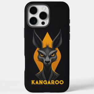 Coques iPhone 16 Pro Max Noir Kangaroo en colère