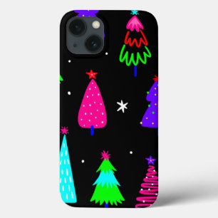 Case-Mate iPhone Case noir noël arbre pop art coloré