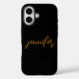 Coque Pour iPhone 16 Noir personnalisable