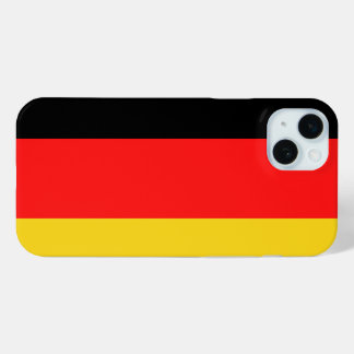 Coque iPhone 15 Mini Noir rouge jaune Allemagne