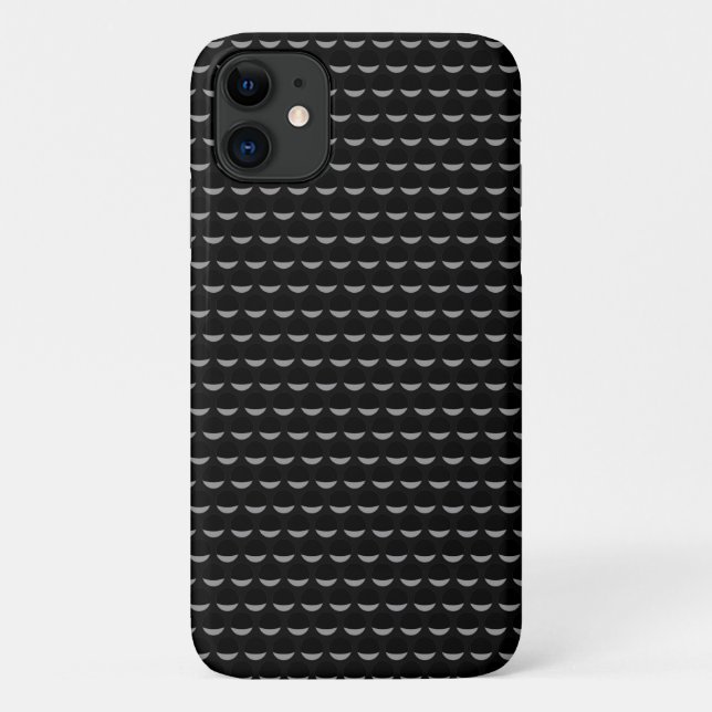 Coques Case-Mate iPhone Noir sur Motif automobile noir (Dos)
