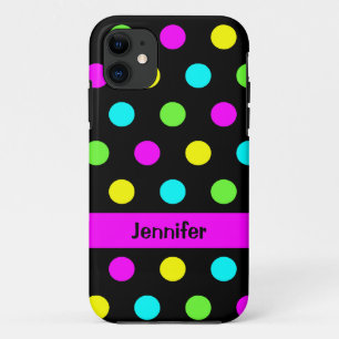 Etui iPhone Case-Mate Nom coloré drôle de pois