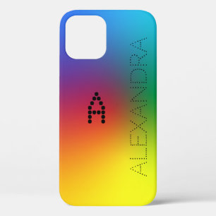 Case-Mate iPhone Case Nom customisé & Monogramme Police tendance, Arc-e