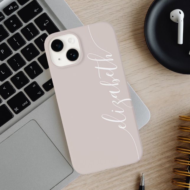 Coques Case-Mate iPhone Nom de calligraphie simple (Créateur téléchargé)
