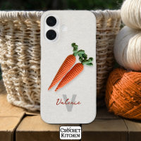 Nom de carottes de Crochet minimalistes Quirky Ami