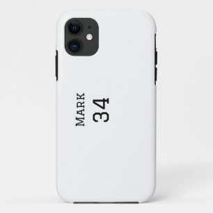 Case-Mate iPhone Case nom de l'équipe ajouter nom du joueur date sports