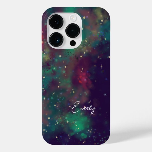 Coques Case-Mate iPhone nom des galaxies d'étoiles (Verso)