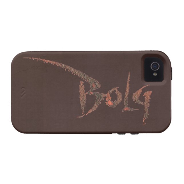 Coques Case-Mate iPhone Nom du bloc (Dos Horizontal)