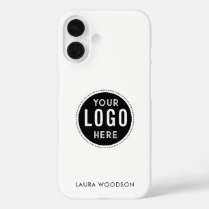Coque Pour iPhone 16 Nom du logo minimaliste simple