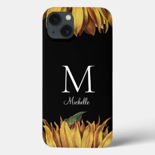 Case-Mate iPhone Case Nom du monogramme de tournesol