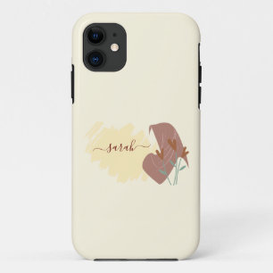 Case-Mate iPhone Case Nom du monogramme minimal Abstrait islamique moder