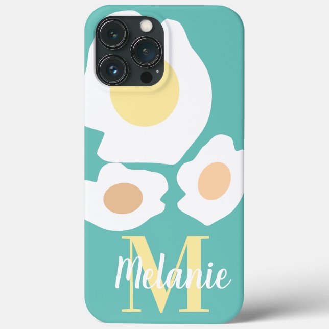 Coques Case-Mate iPhone Nom du Motif de l'oeuf amusant (Verso)