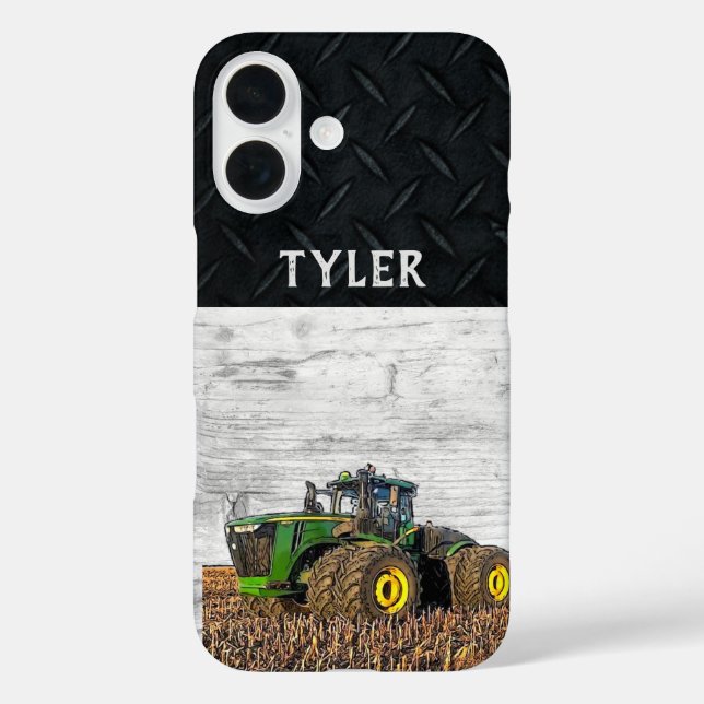 Coques Case-Mate iPhone Nom du tracteur de l'équipement agricole Tillage d (Verso)