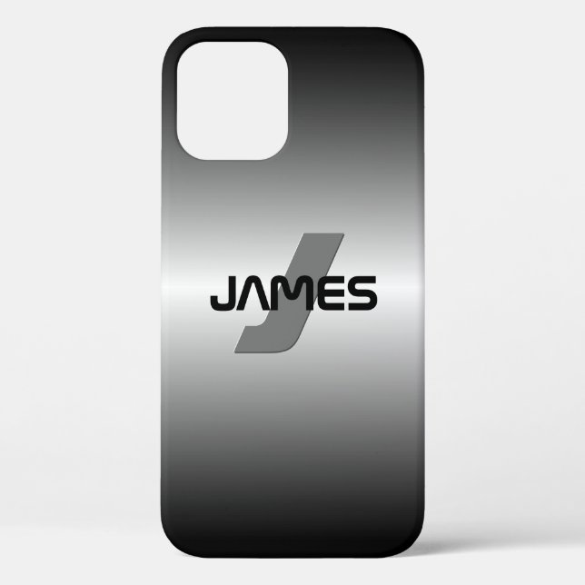 Coques Case-Mate iPhone Nom et monogramme personnalisables du cool (Verso)