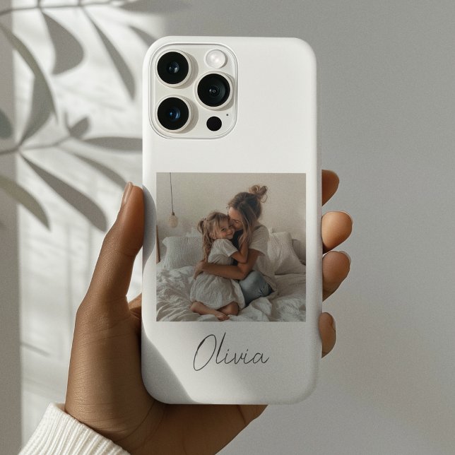 Coques Case-Mate iPhone Nom et photo personnalisés | Cadeau personnalisé (Créateur téléchargé)